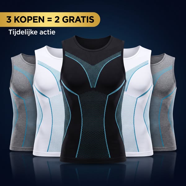 Omelia Compressieshirt voor mannen | Slanker silhouet