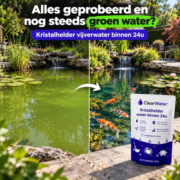 KRISTAL HELDER WATER IN 24UUR!