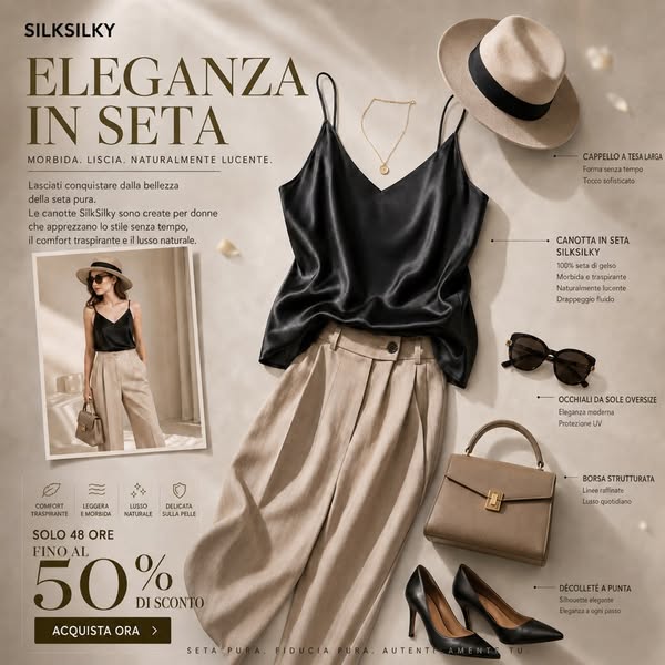 Scopri l'eleganza naturale della seta!