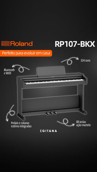 88 Teclas com Ação de Martelo