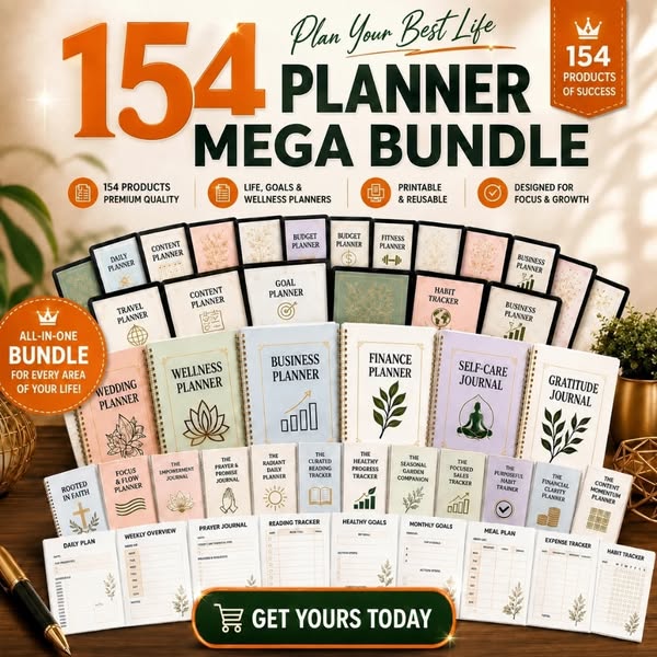 154 Ready-Made Planners with Resell Rights