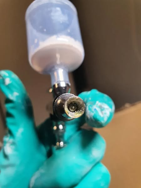 I've bought four different airbrushes. The problem came with me every time.
