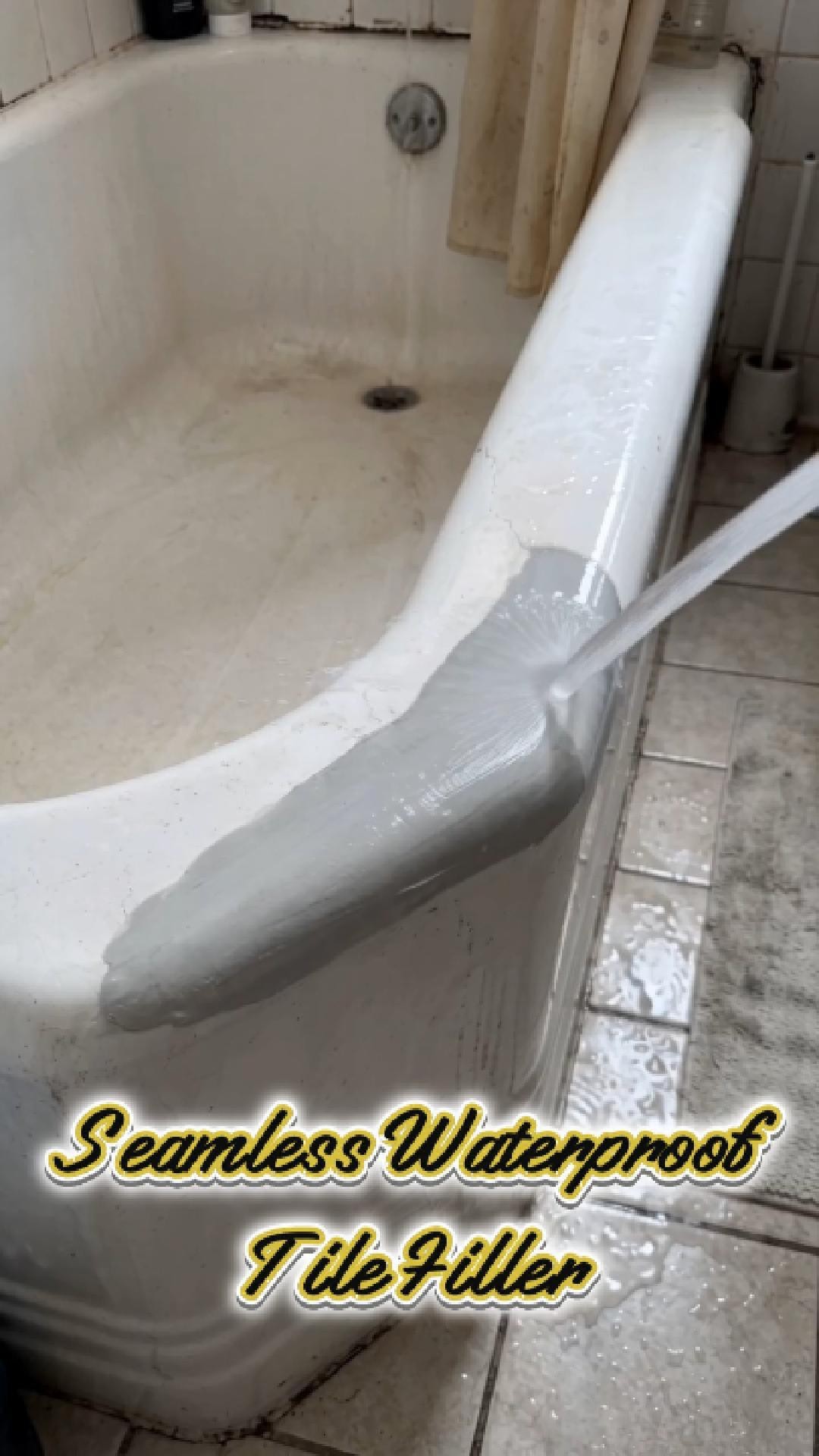Kneadable Epoxy Repair Putty Waterproof Ceramic Crack & Hole Restoration