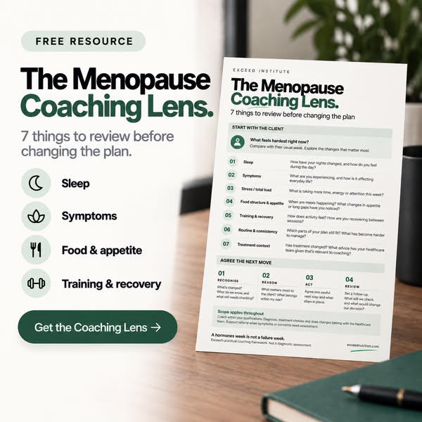 Get the Menopause Coaching Lens