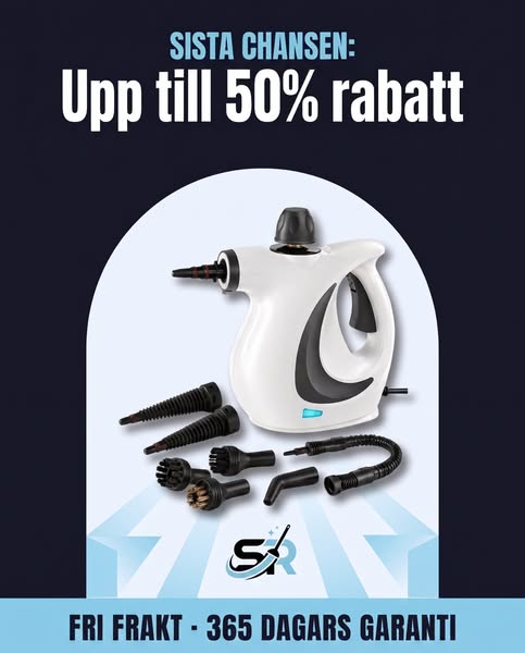 En maskin. Hela hemmet. 40% rabatt idag.