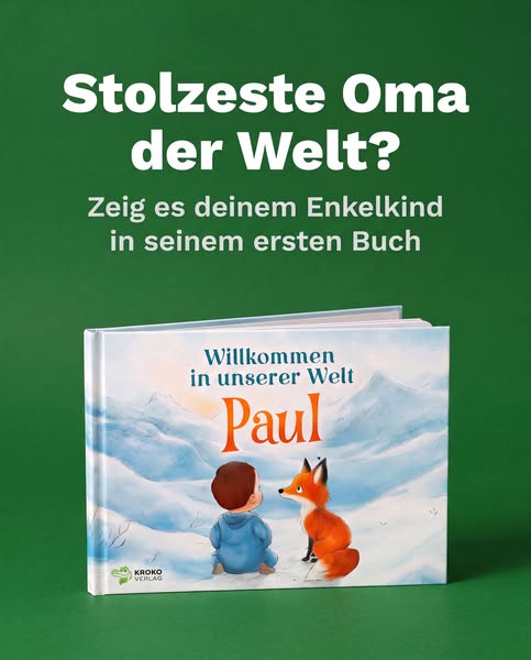 Für das Enkelkind, auf das du so lange gehofft hast