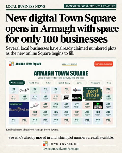 Will your business be one of Armagh's 100?