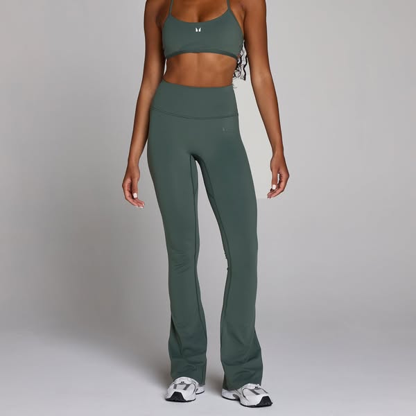 Leggings Boca de Sino Tempo MP Femininas - Verde Nublado - M | €41.99