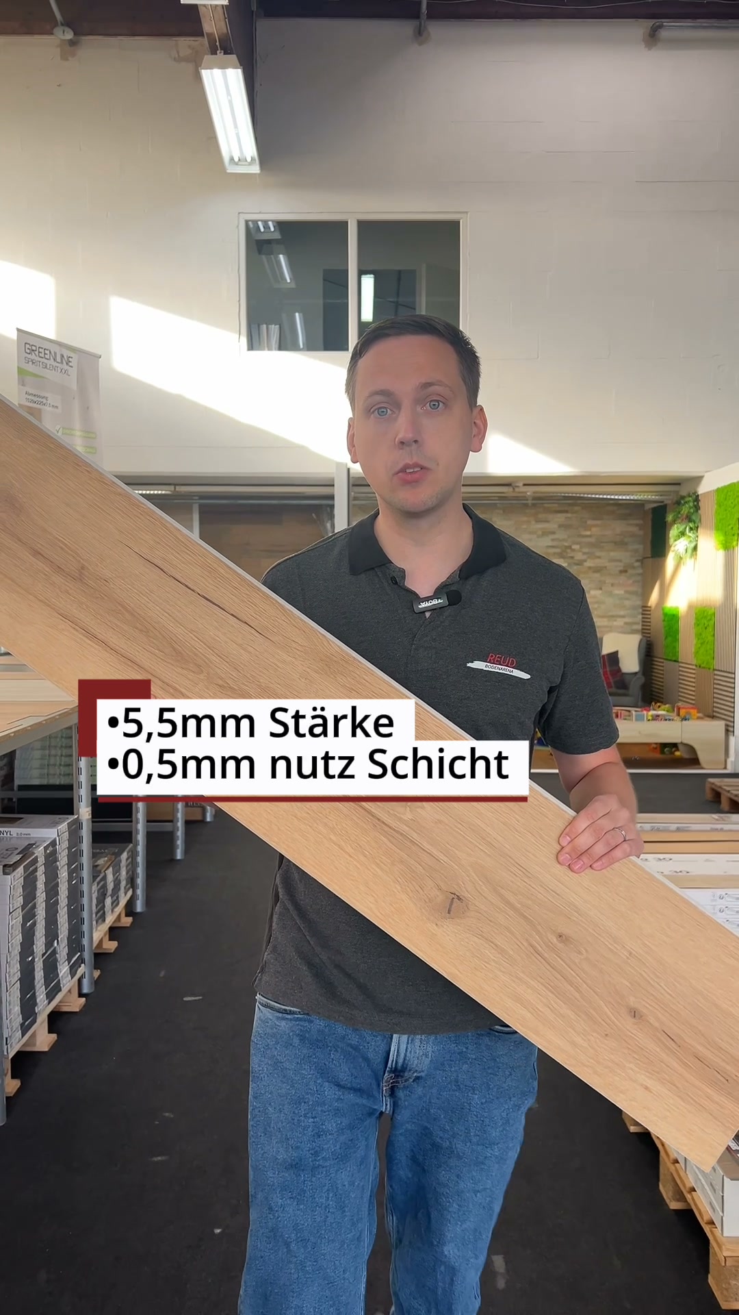 Eiche-Look für 16,99 €/m² inkl. Trittschalldämmung