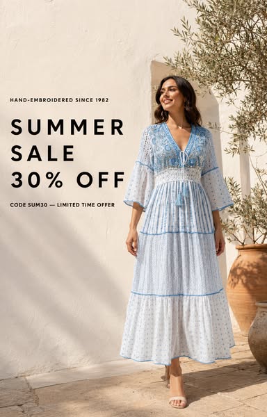 Summer Sale — 30% Off