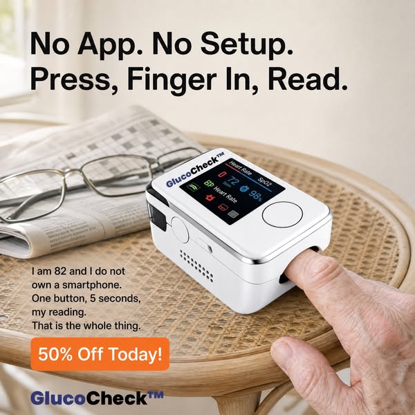 5-second reading. No needles. Ever.