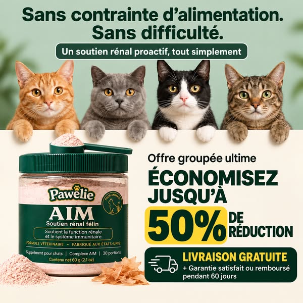 PAWÉLIE Profitez de 50 % de réduction + livraison gratuite ! Rejoignez plus de 50 000 propriétaires de chats dont les compagnons viv