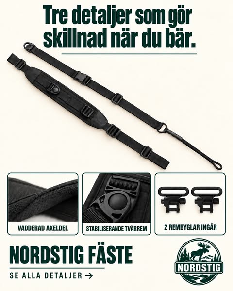 Mjukare mot axeln. Stadigare på vägen.