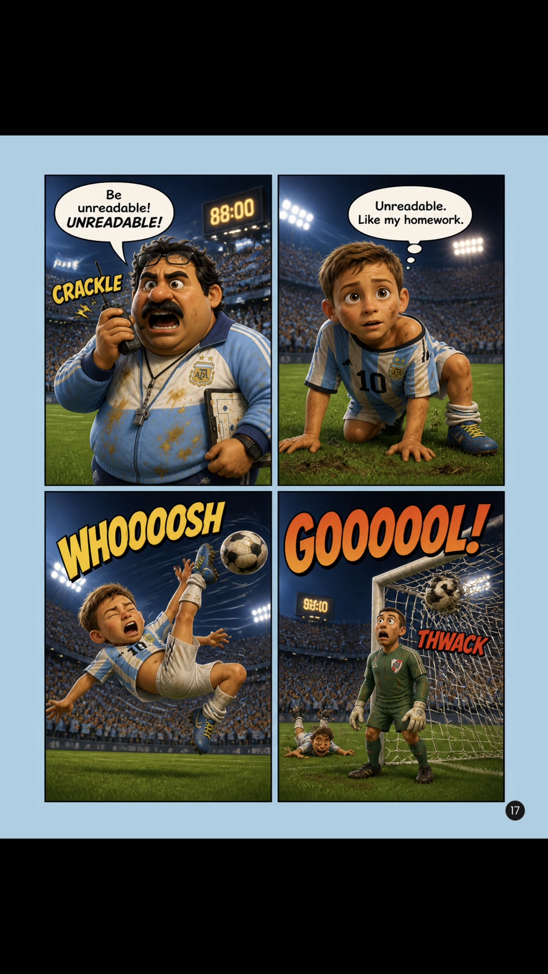A comic book starring your kid