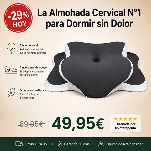 Almohada Cervical Nº1 | -29% HOY