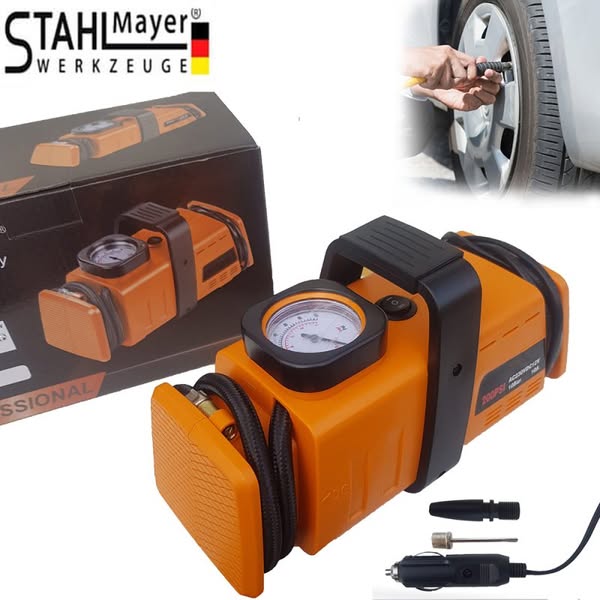 Τρόμπα Αεροσυμπιεστής αυτοκινήτου 12V/220V StahlMayer