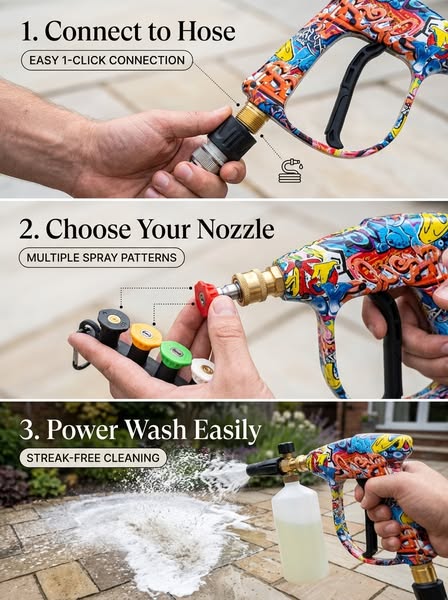 Graffiti High-pressure Water Sprayer Set