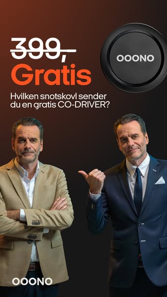Nominer en snotskovl, send en CO-DRIVER