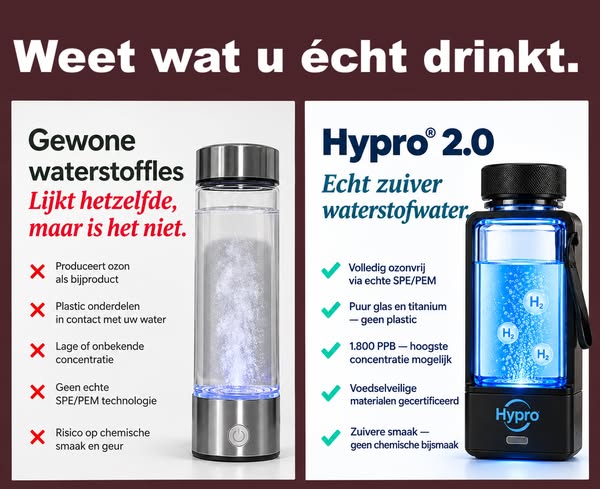 Waterstofwater: moderne hydratatie voor energie, balans en vitaliteit