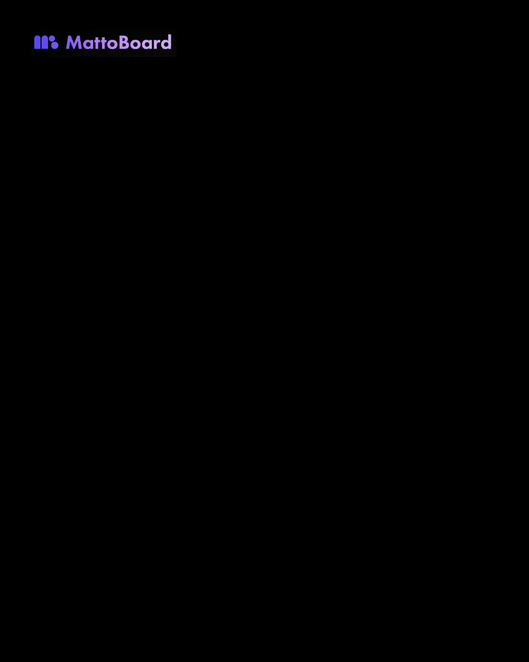 Anúncio de MattoBoard