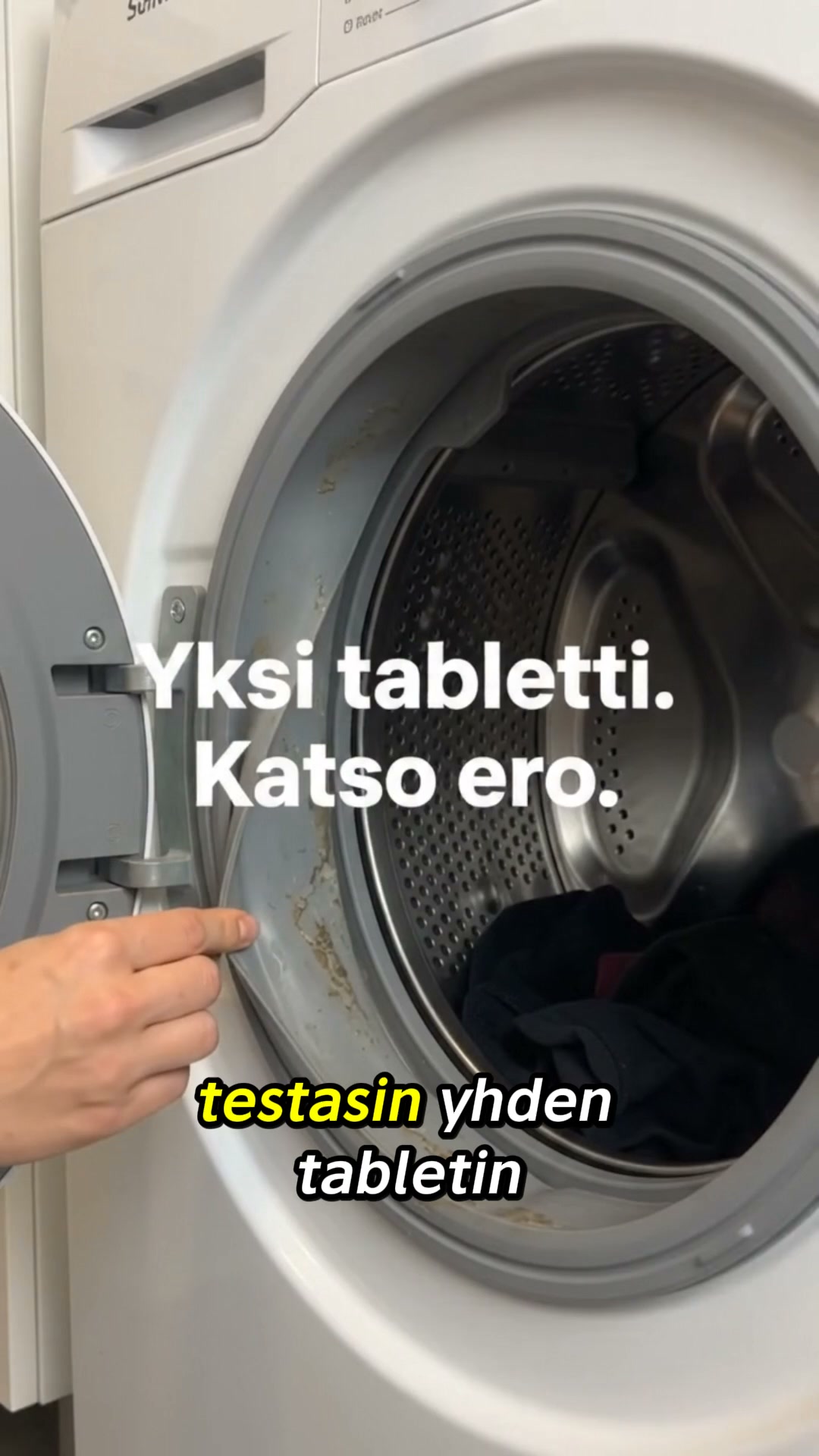 Entsyymikapselit pesukoneelle