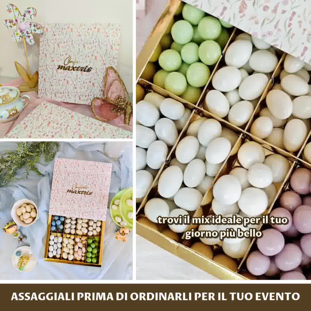 Assaggiali prima di ordinare i confetti per il tuo evento