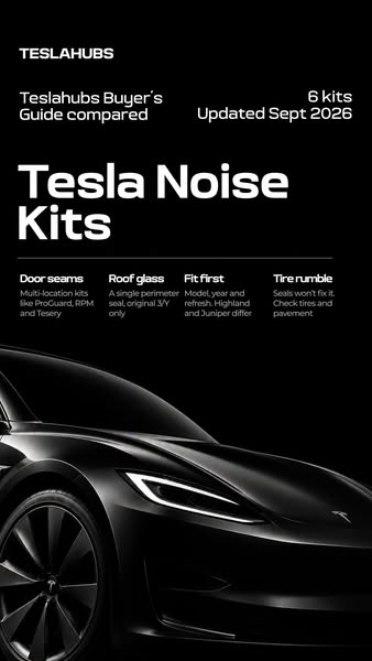 6 Tesla Noise Kits, Compared (2026)