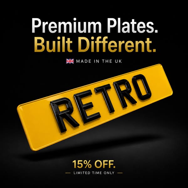 15% OFF Premium Number Plates