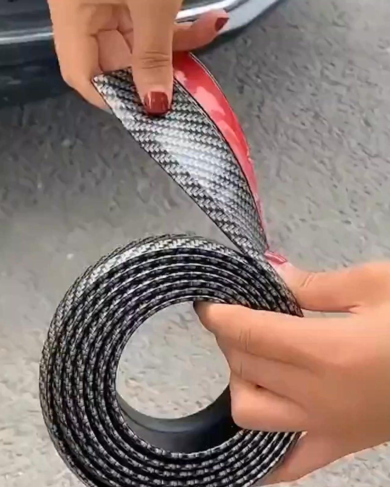 Tiras de carbono anti riscos para carros