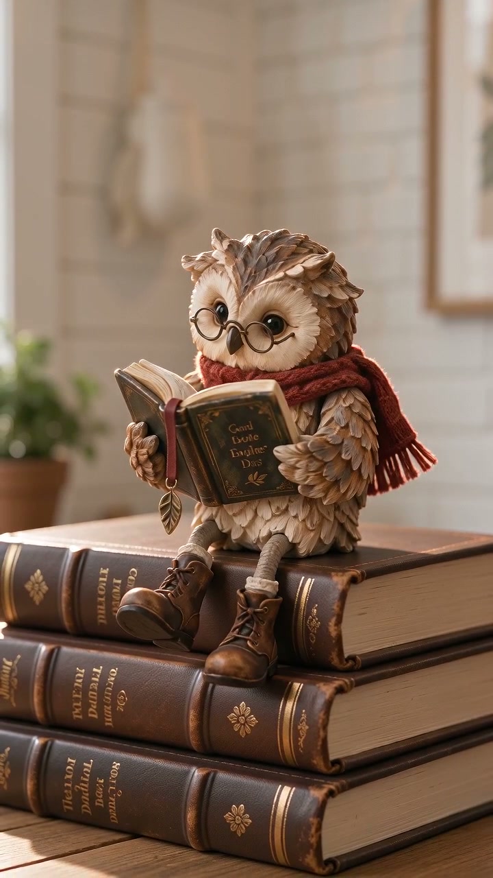 Lezende Uil Decoratie (Breng sfeer & warmte in je leeshoekje)