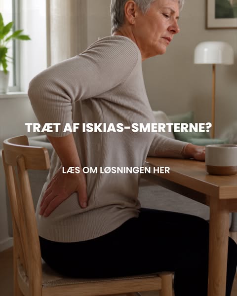 Vil du sidde uden iskias-smerter?