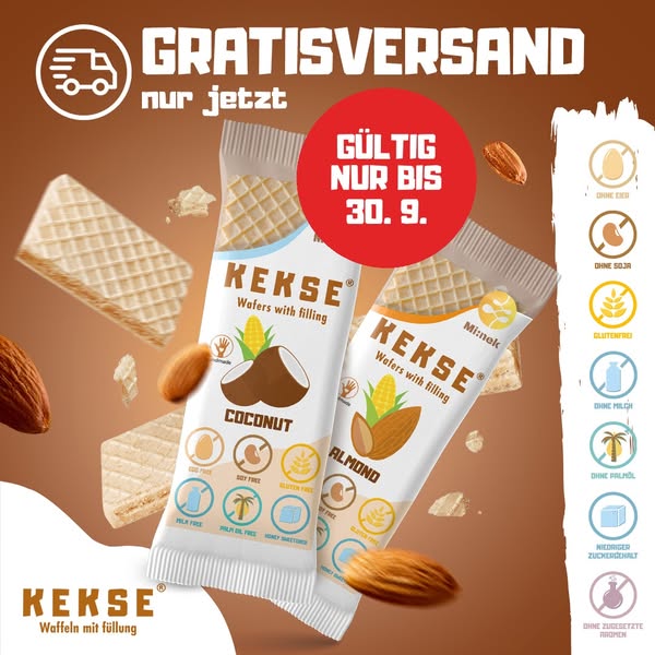 Kostenloser Versand auf alles – nur bis 30.9.