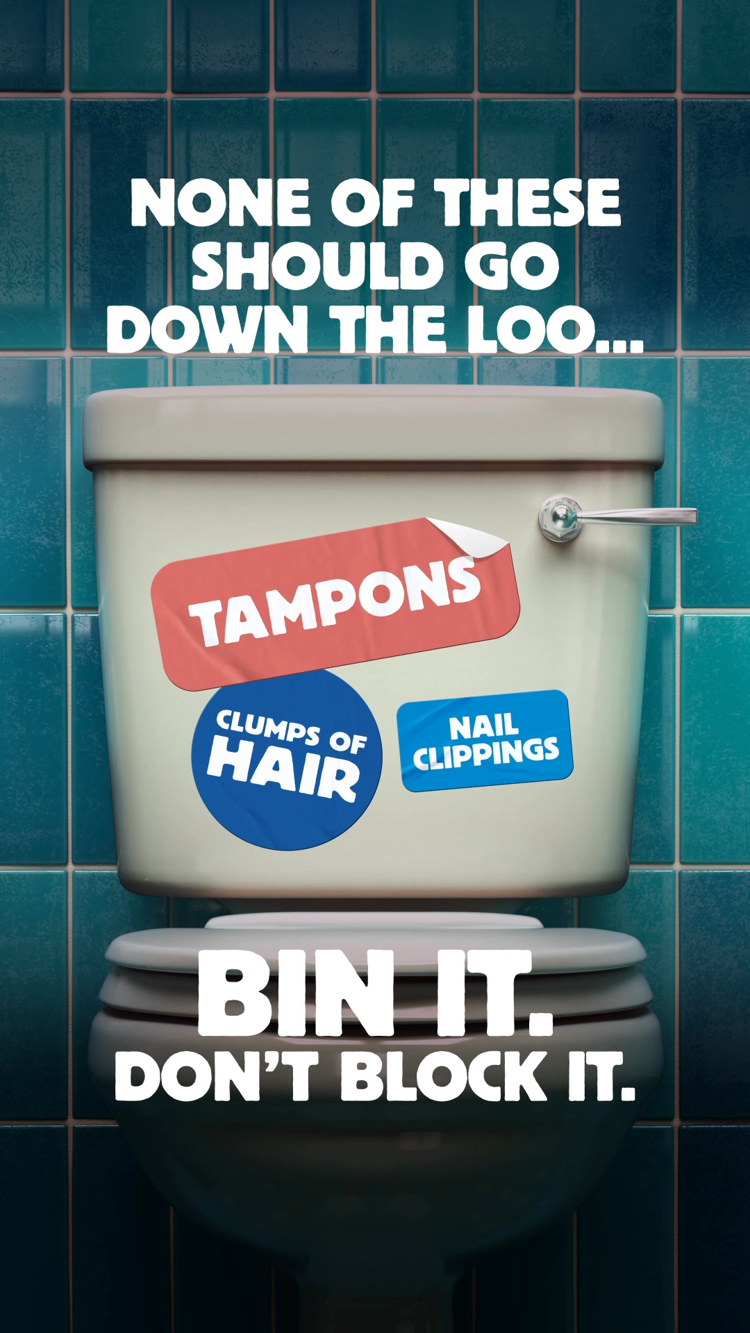 Bin it. Don't block it.