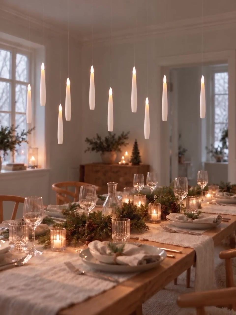 Svævende LED lys – 10 stk. 129 kr.