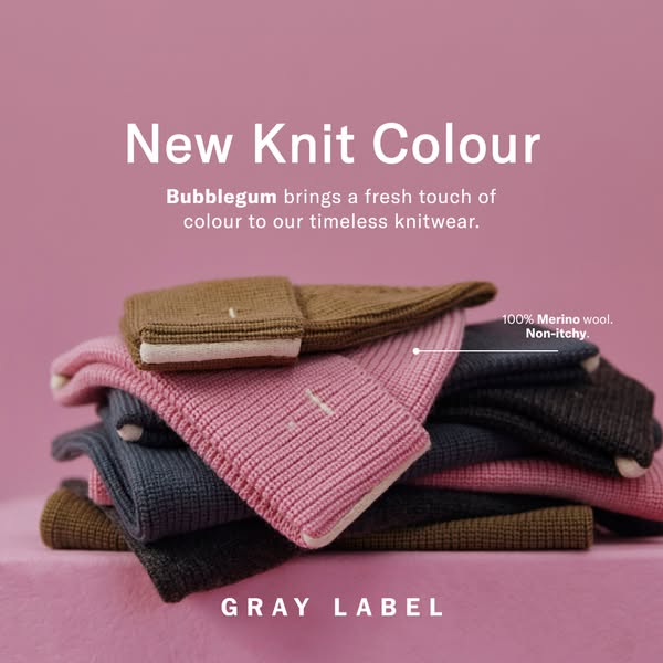 New Knit Colour: Bubblegum�