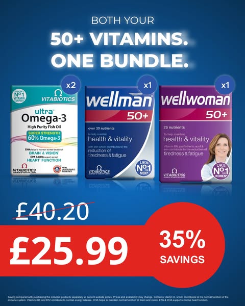 Save 35% On 50+ Vitamins Bundle