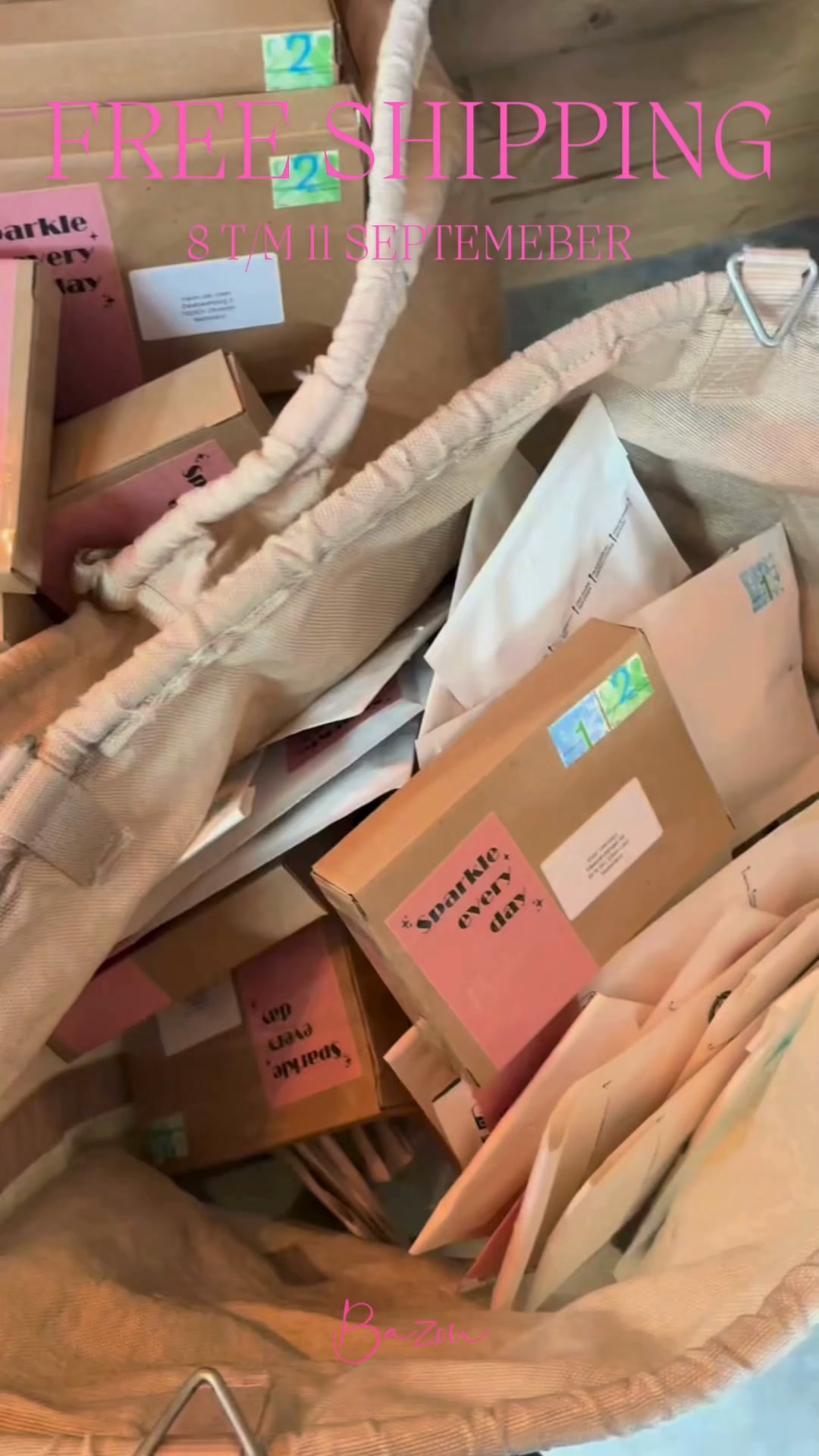 Gratis verzending op alle bestellingen