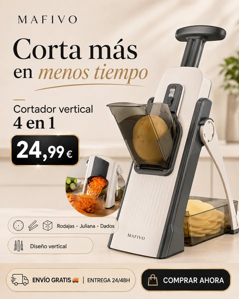 Cortador Vertical 4 en 1 | 24,99 €
