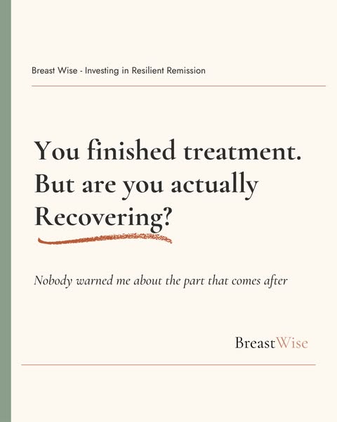 Are you actually recovering?