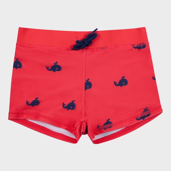 Boys Red Whale Swim Pant (3M-5Y)