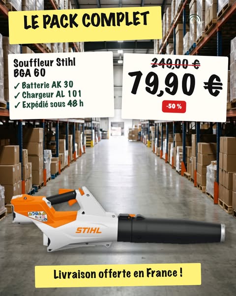 Jusqu’à -60 % sur l’équipement jardin