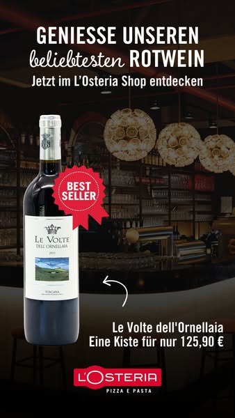 Vier L´Osteria Weine zum Entdecken – mit Preisvorteil im Set.