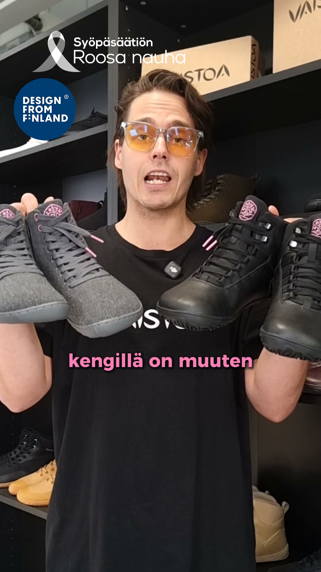 Roosa nauha -edition paljasjalkakengät nyt täällä!