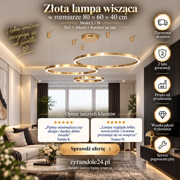 Lampa sufitowa led