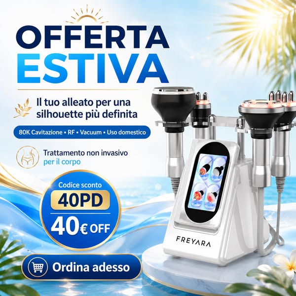 Offerta Estiva: -40€ Subito con Codice 40PD!