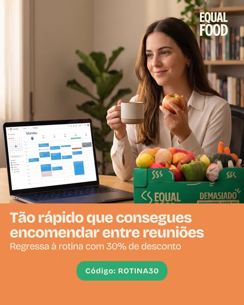 30% de Desconto para facilitar o teu regresso à rotina