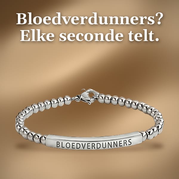 Deze armband kan een leven redden.