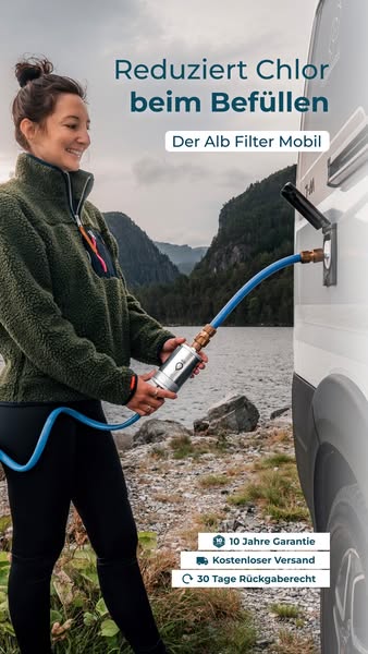 Wasserfilter für Wohnmobil und Camper