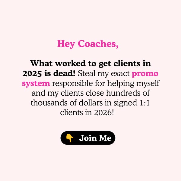 Free Live Training for Online Coaches