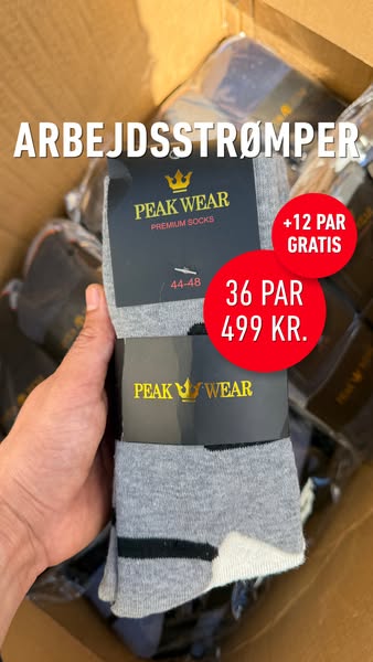 Gør et kup: 36 par +12 PAR GRATIS for 499